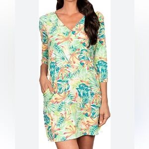 Banana Boat Dress ‎ SPF50 medium 3/4 sleeve NEW